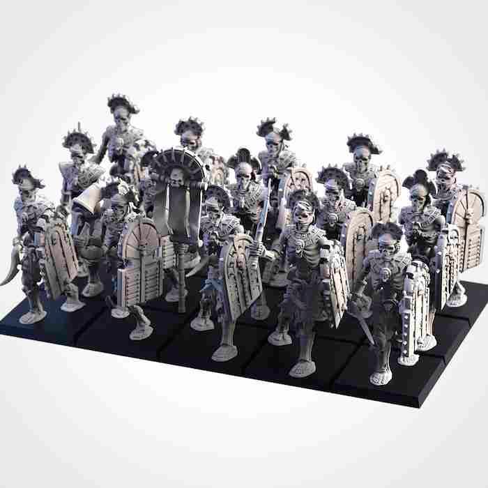 Necropolis Guard unit- Txalri Factory Miniatures - Armies of the Sands