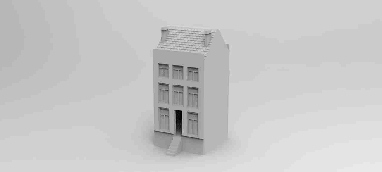 Dutch House , stl file, World War 2
