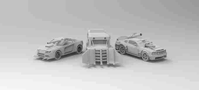 CAR PACK 1  , stl file
