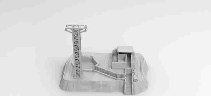 COMMUNICATION BUNKER  , stl file
