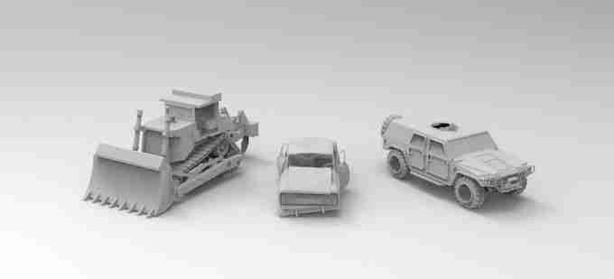 VEHICLE PACK 3  , stl file