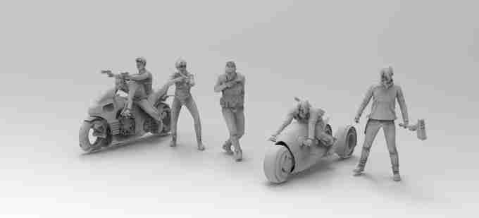 BIKER SQUAD  , stl file