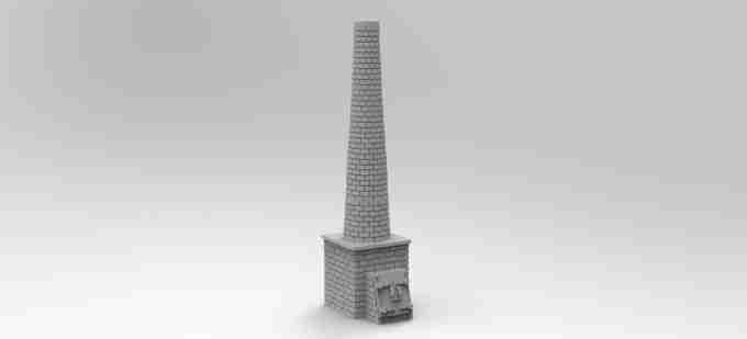COOLING CHIMNEY (BOTH VERSIONS)  , stl file