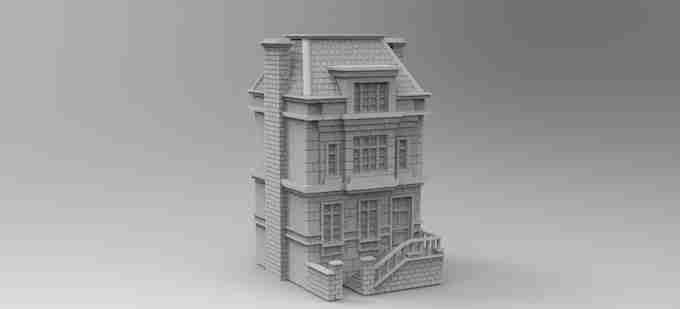 GENERAL TOWNHOUSE 1 , stl file
