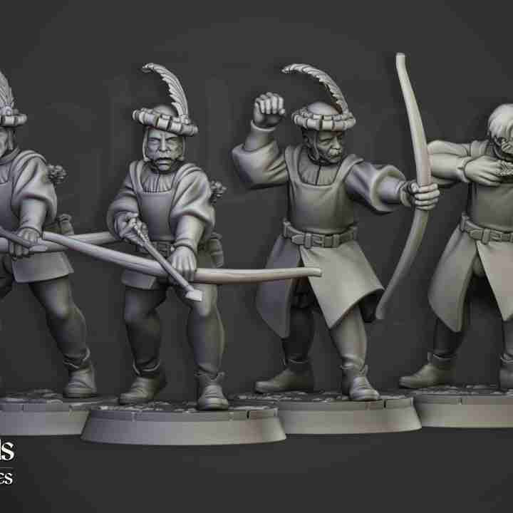 Sunland Bowmen Militia - Highlands Miniatures - The Empire of the Sun