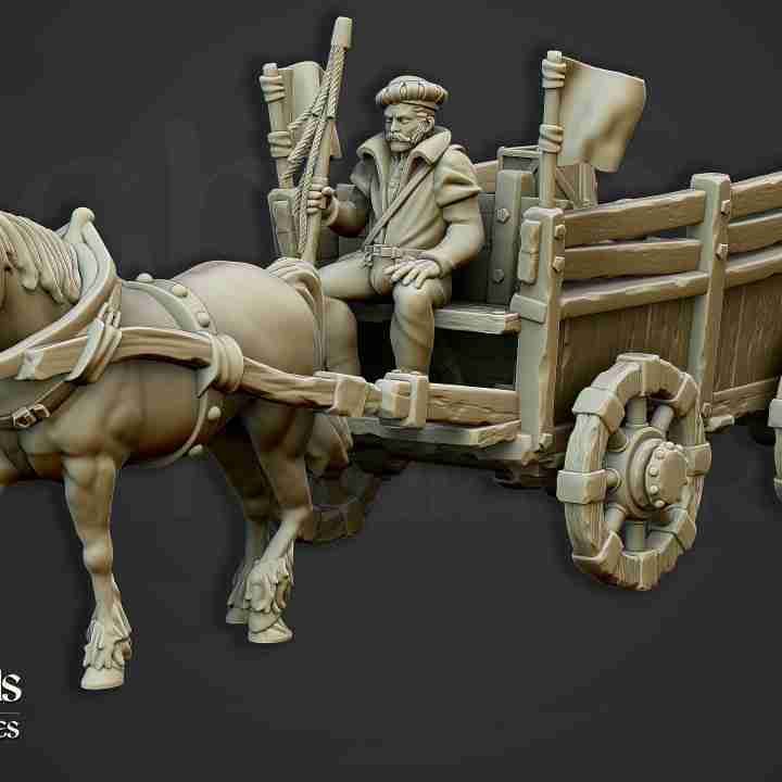 The Gold Wagon - Highlands Miniatures - Sunland - The Empire of the Sun
