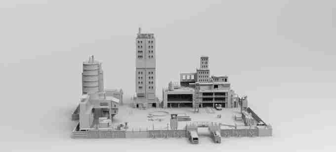 CITY PORT   , stl file,
