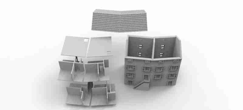 Kelly's Heroes North West Building 3 , stl file WW2