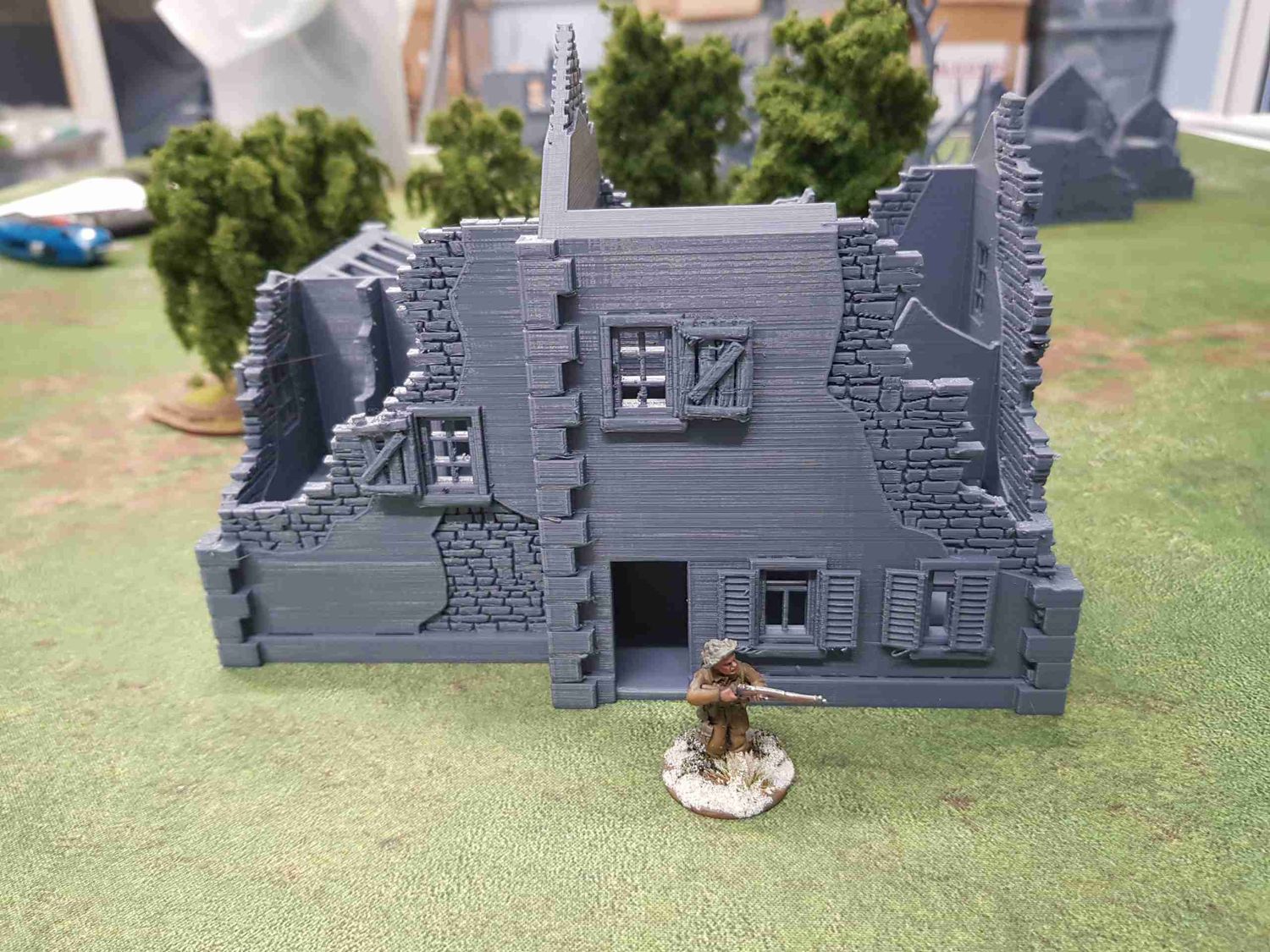 Kelly's heroes extra house 7 , stl file WW2