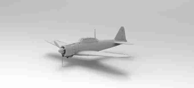 ZEKE TORPEDO BOMBER with attachable options , stl file WW2 / Vietnam