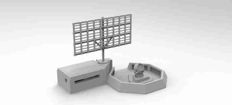 Search light bunker , stl file WW2