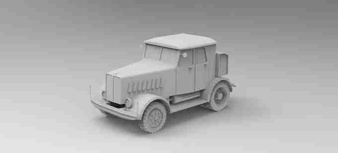 HANOMAG, stl file WW2