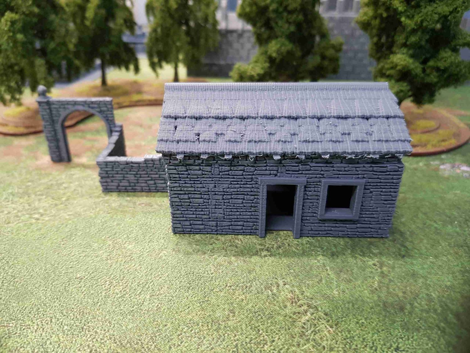 Kelly's heroes extra house 3 , stl file WW2