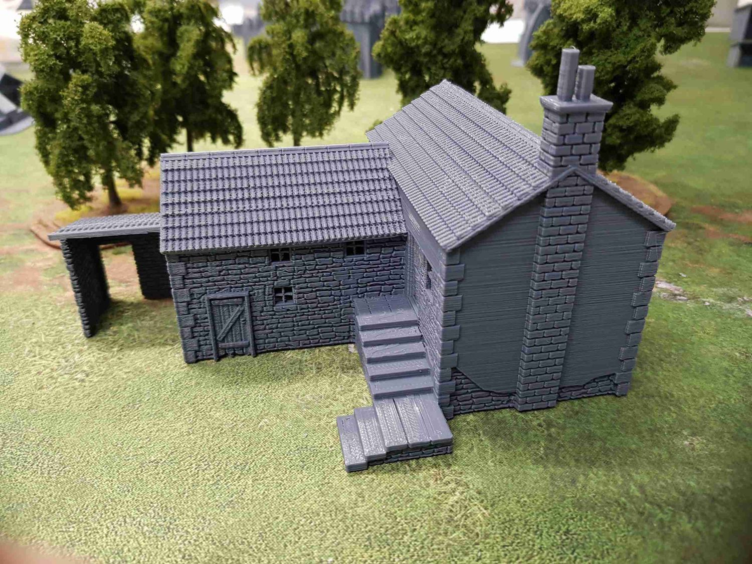 Kelly's heroes extra house 5 , stl file WW2