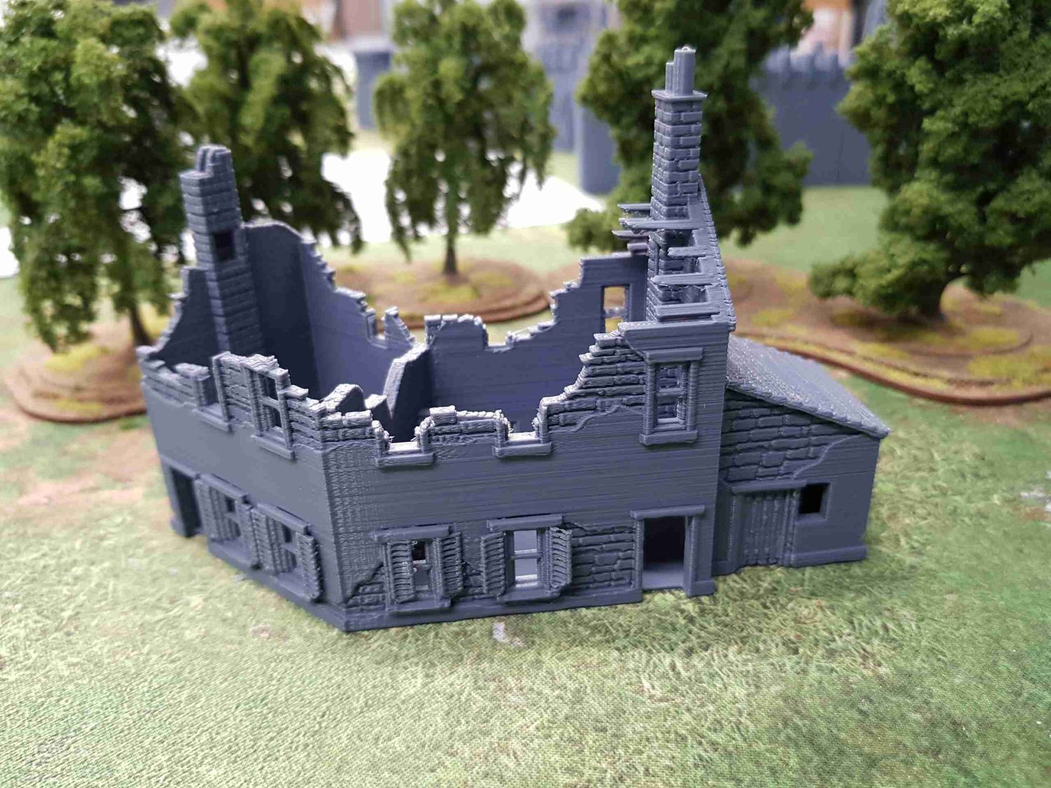 Kelly's heroes extra house 6 , stl file WW2