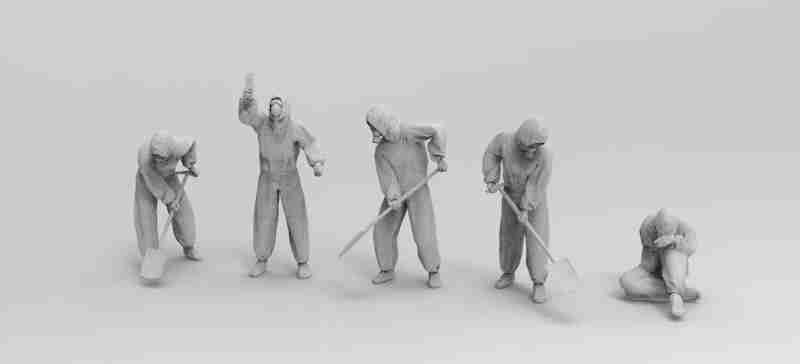 Bio Hazard Clean up Team , stl file modern / apocalypse