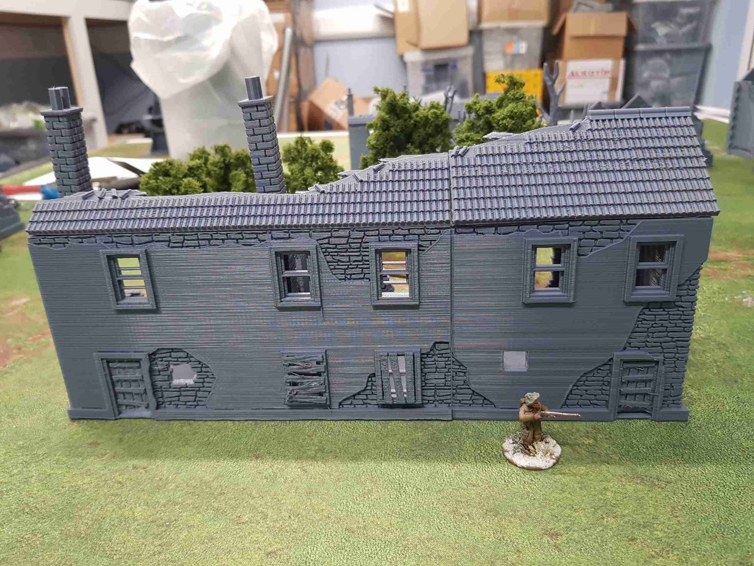 Kelly's heroes extra house 8 , stl file WW2