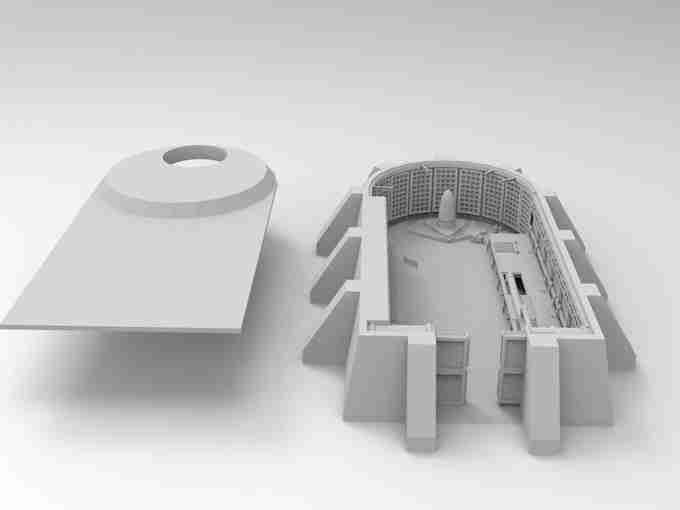 MISSILE BUNKER , stl file modern / apocalypse