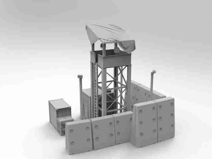 WATCH TOWER , stl file modern / apocalypse