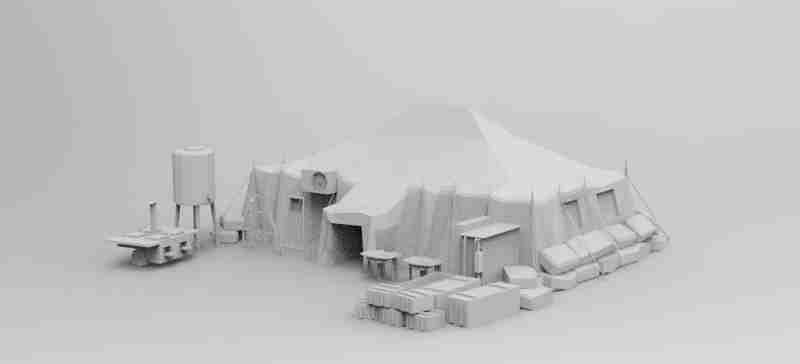 Command Tent , stl file modern / apocalypse