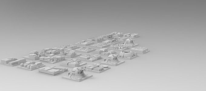 GREEBLE TILE SET