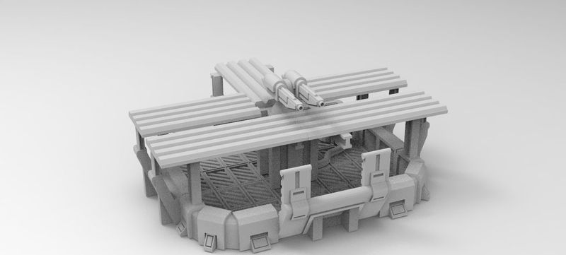 Acme Laz and Pulse Cannon Bunkers