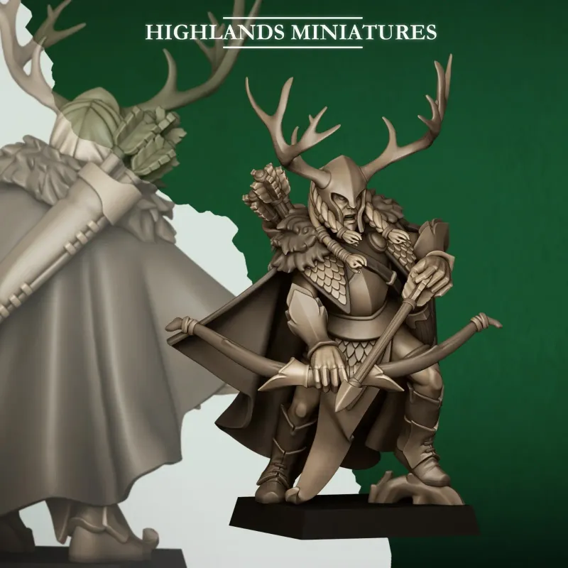 Feral Elves - Elven Highborn with Bow