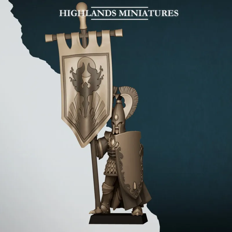 Aegean Elves - Battle Standard Bearer on Foot