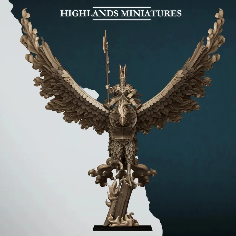 Aegean Elf Lord on Fire Phoenix