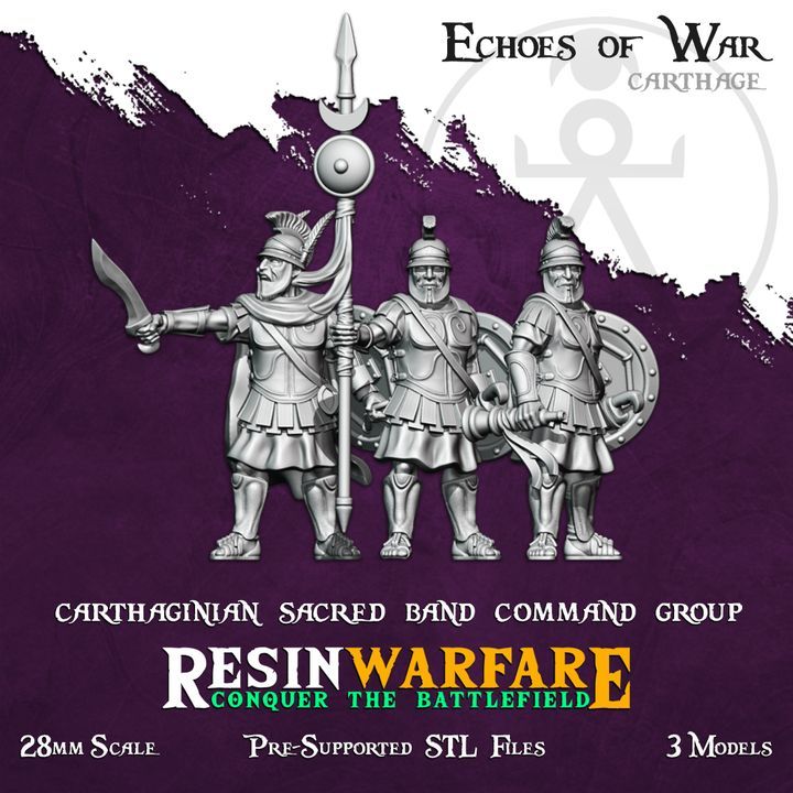 Sacred Band Command Group (3 Models)