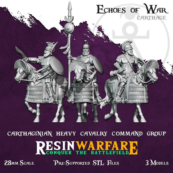 Carthaginian H. Cav. Command Group (3 Models)