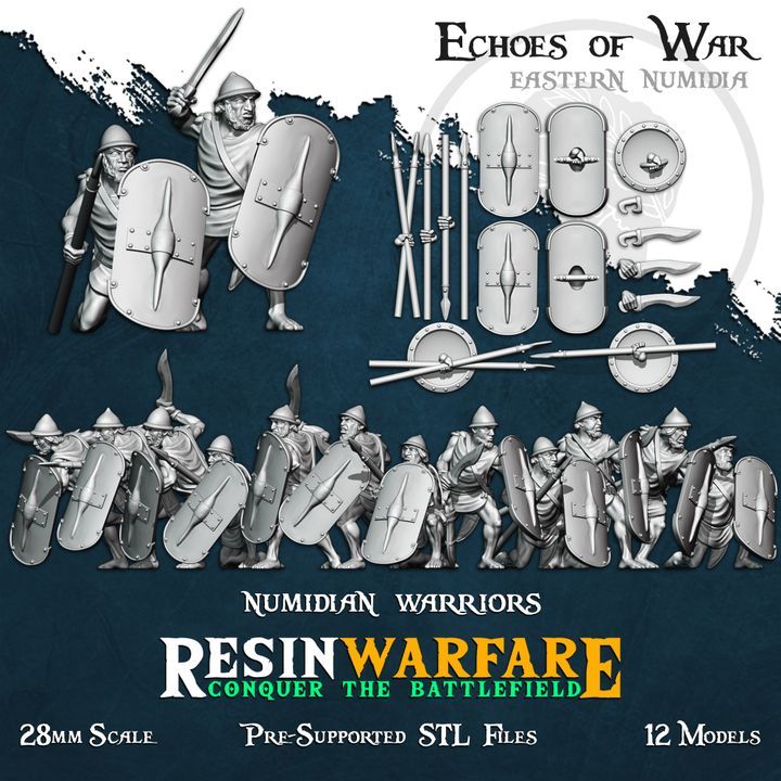 Numidian Warriors (12 Models) (12 Models)