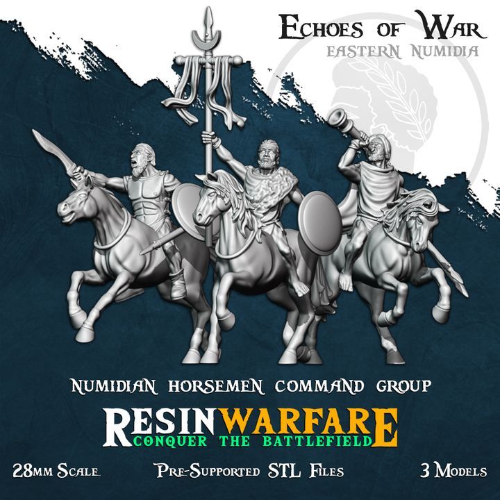 Numidian Cav. Command Group (3 Models)