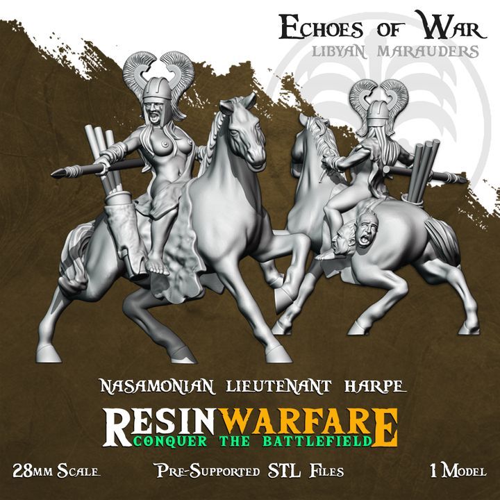 Nasamonian Lieutenant Harpe (1 Model)
