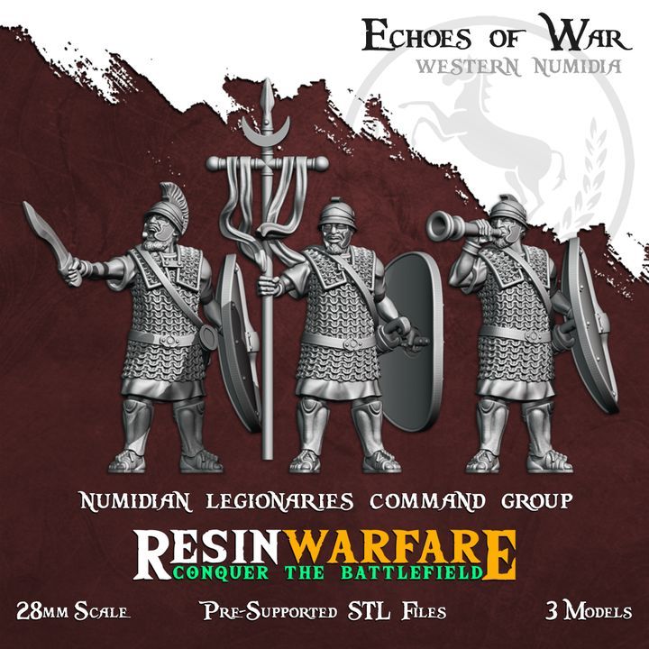 Numidian Legion Command Group (3 Models)