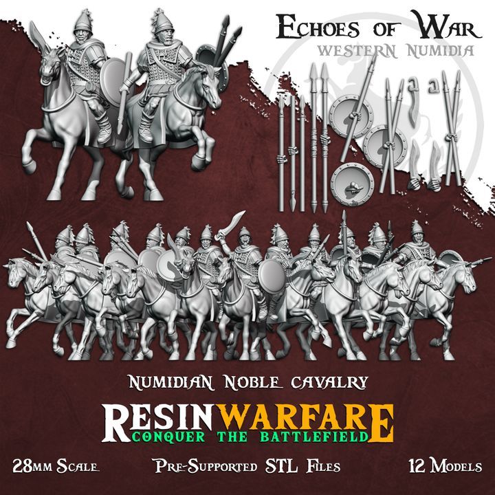 Numidian Noble Cavalry (12 Models)