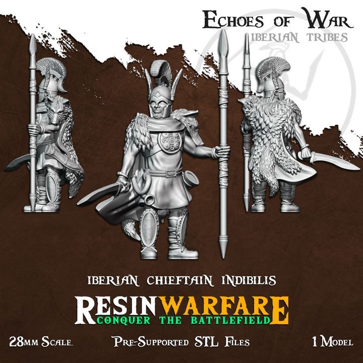 Iberian Chieftain Indibilis (1 Model)
