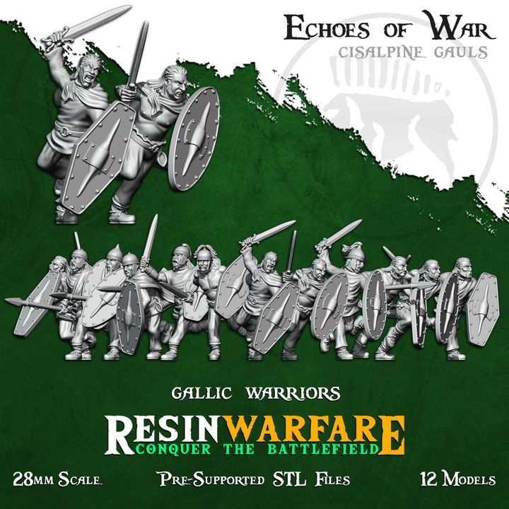 Gallic Warriors (12 Models)