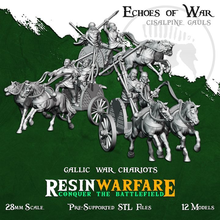 Gallic War Chariots (12 Models)