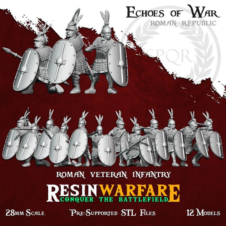 Roman Veterans (12 Models)