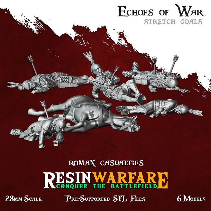 Roman Casualties (6 Models)