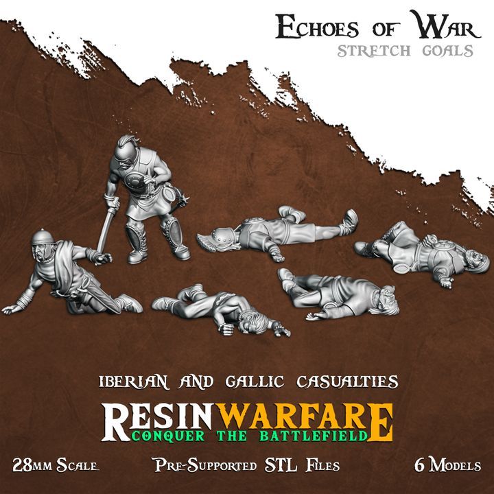 Iberian/Gallic Casualties (6 Models)