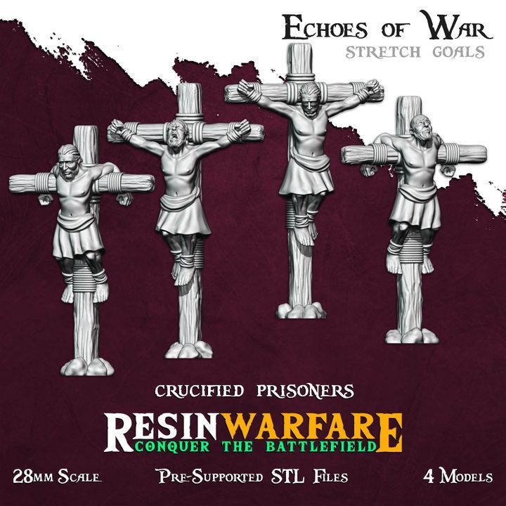 Crucified Prisoners (4 Models)