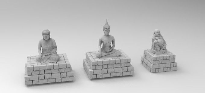 JUNGLE STATUES