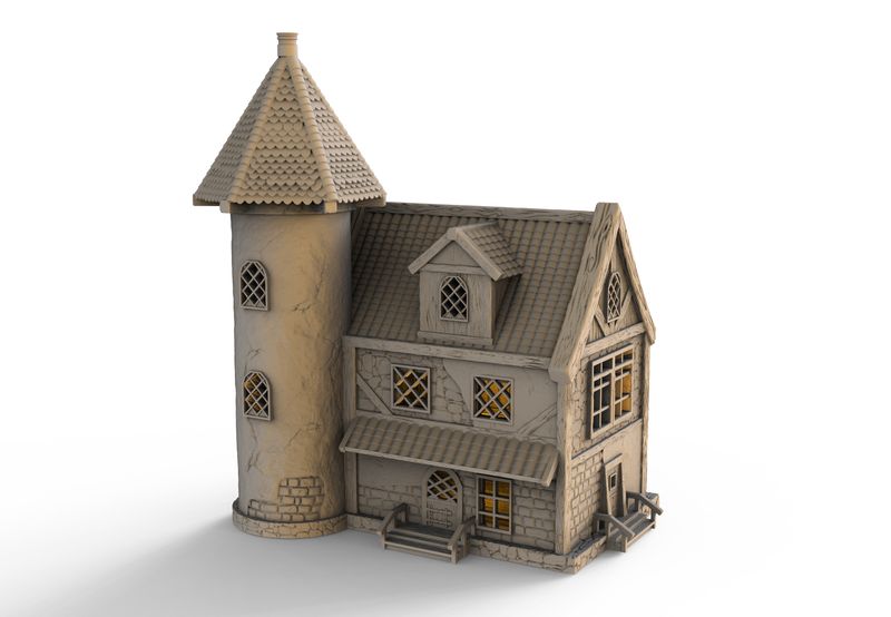 MS4 STYLIZED MIDDLE AGES HOUSE 3