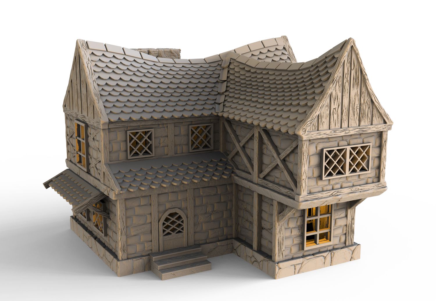 MS4 STYLIZED MIDDLE AGES HOUSE 4