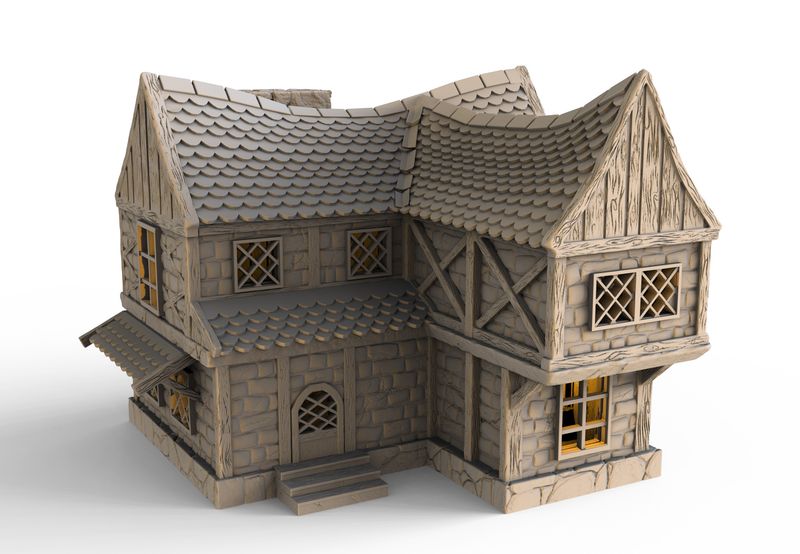 MS4 STYLIZED MIDDLE AGES HOUSE 4