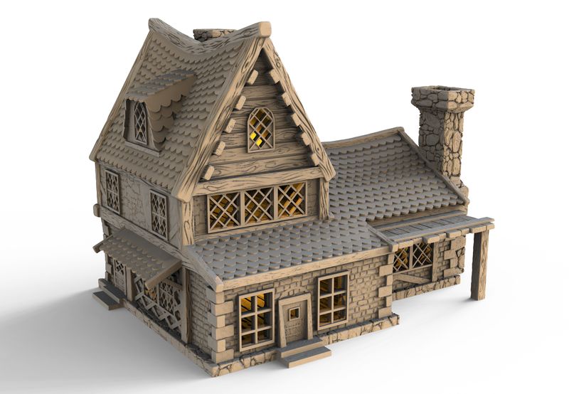 MS4 STYLIZED MIDDLE AGES HOUSE 5