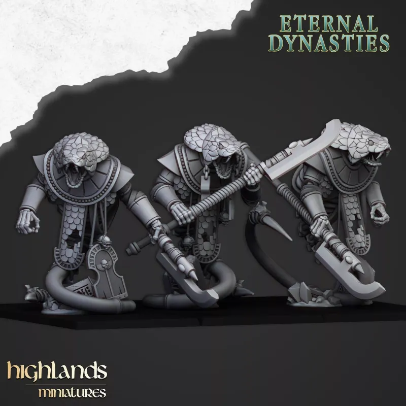 Wadjets x3 - Highlands Miniatures - Eternal Dynasties