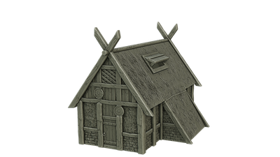 Viking house 7 , stl file Viking house 7 , stl file